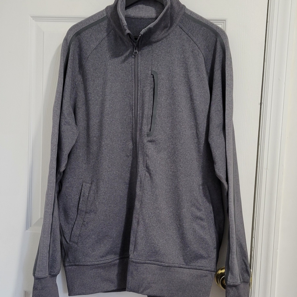 Lululemon Athletica Gray Full-Zip Jacket